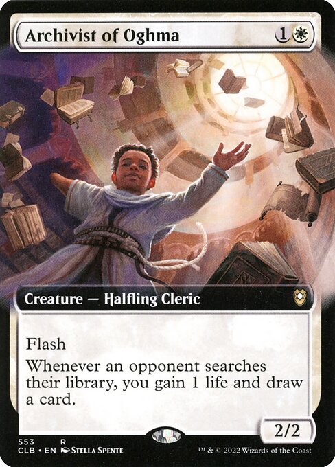 Archivist of Oghma (553) - EXTENDED ART - Lightly Played / clb