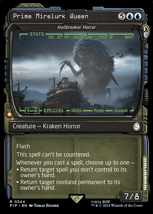 Hullbreaker Horror (344) - SHOWCASE - Foil Lightly Played / pip