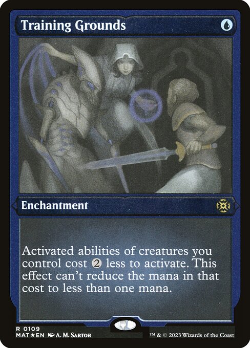 Training Grounds (109) - Lightly Played / mat
