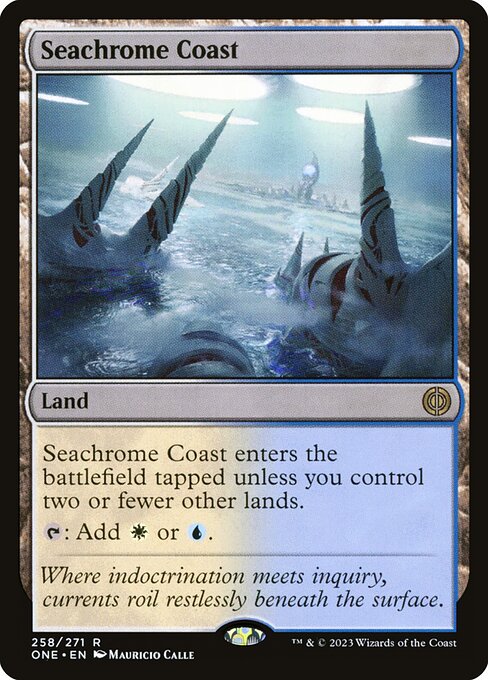 Seachrome Coast (258) - Foil Lightly Played / one