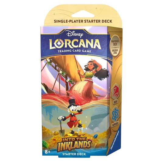 lorcana gateway vs starter deck Disney - Introductory Boardgame, Includes 2 Complete Decks The Disney Lorcana Gateway set will also include a two Disney Lorcana Gateway Games
