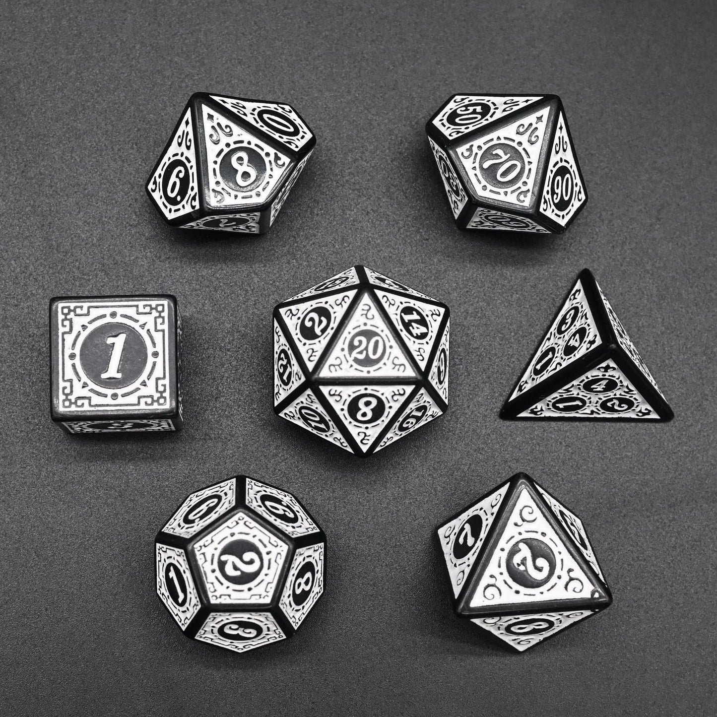 Exquisite Acrylic Dice Set - White