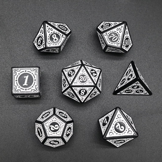 Exquisite Acrylic Dice Set - White