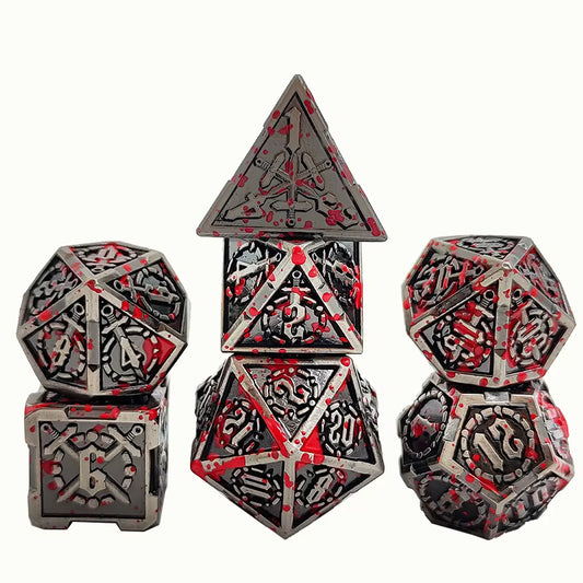 Metal Blades Dice Set - Blood