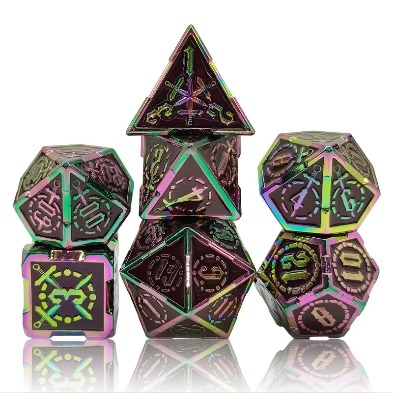 Metal Blades Dice Set - Psychedelic