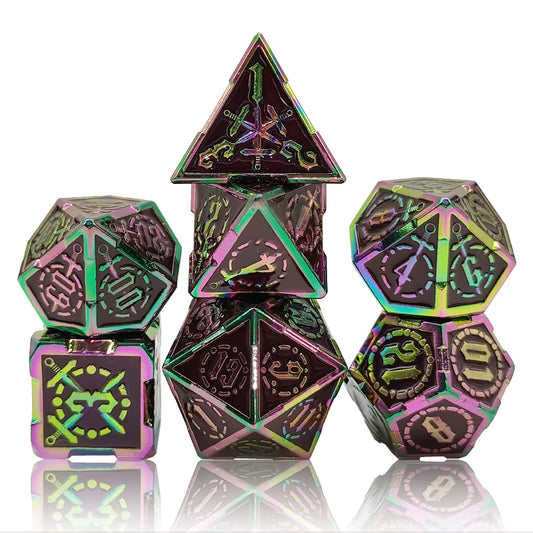 Metal Blades Dice Set - Psychedelic