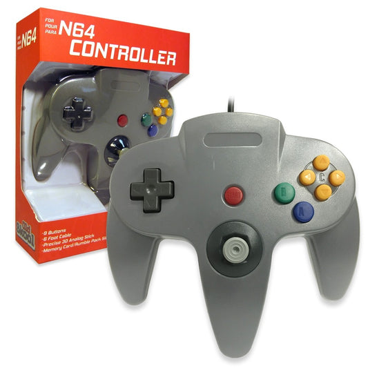 Old Skool Grey Controller - for Nintendo 64