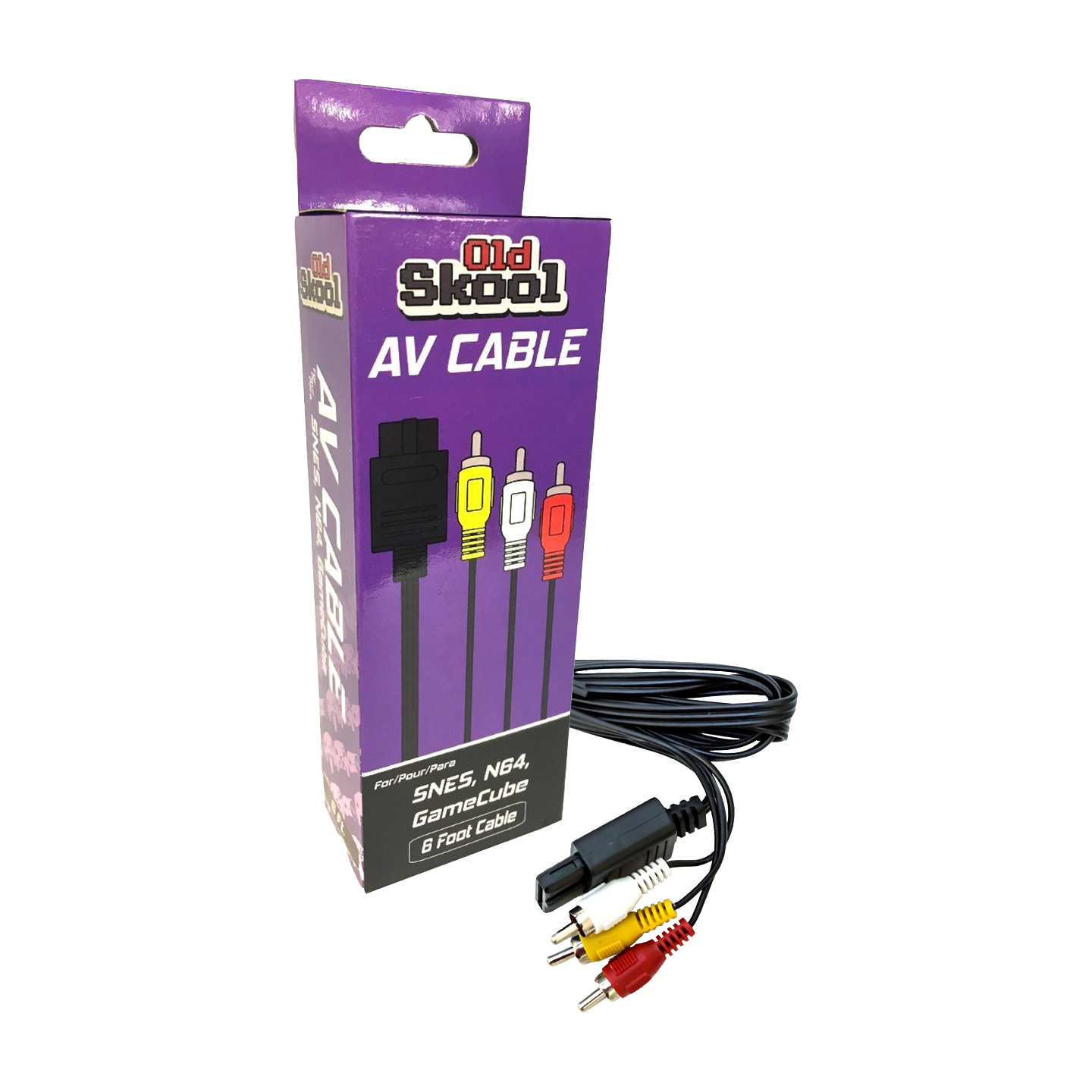 Old Skool AV Display Cable - for Super Nintendo, Nintendo 64, & Gamecube