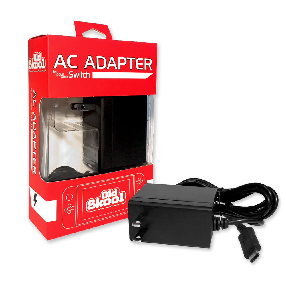 Old Skool AC Power Adapter - for Nintendo Switch & Switch Lite