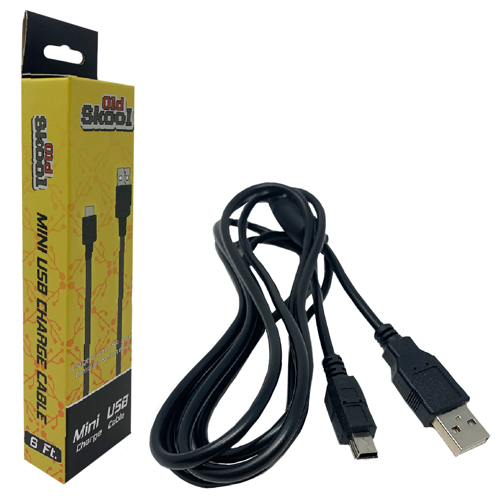 Old Skool PSP / PS3 Mini Usb Charge Cable - Playstation 3 - Sealed Brand New