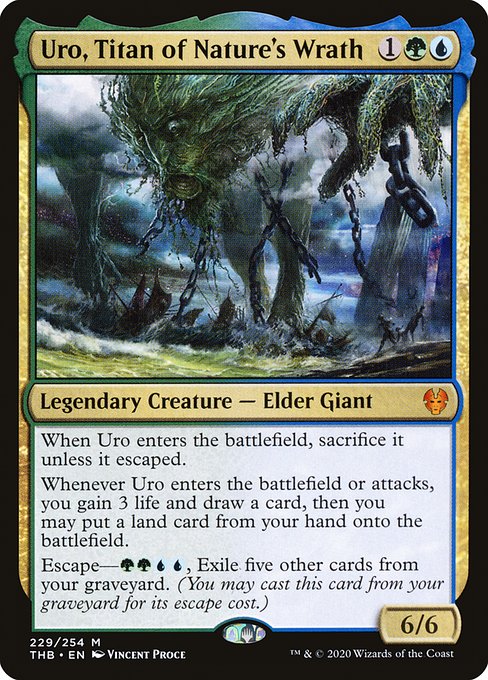 Uro, Titan of Nature's Wrath (229) - Lightly Played / thb
