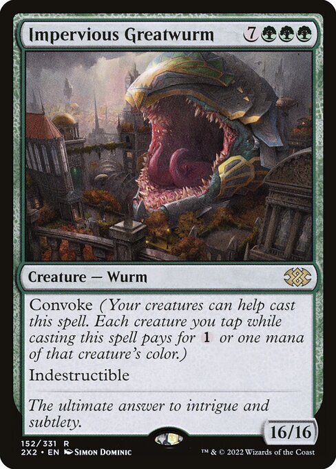 Impervious Greatwurm (152) - Lightly Played / 2x2