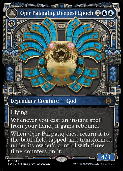Ojer Pakpatiq, Deepest Epoch // Temple of Cyclical Time (315) - SHOWCASE - Lightly Played / lci