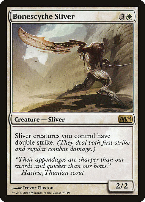 Bonescythe Sliver (9) - Moderately Played / m14