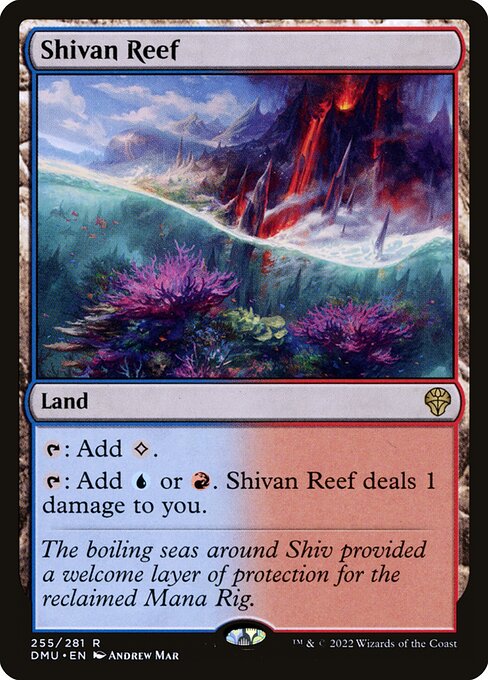 Shivan Reef (255) - Lightly Played / dmu