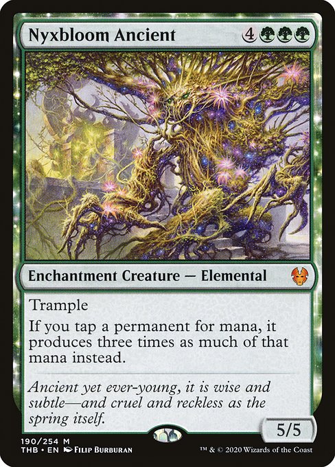 Nyxbloom Ancient (190) - Foil Lightly Played / thb