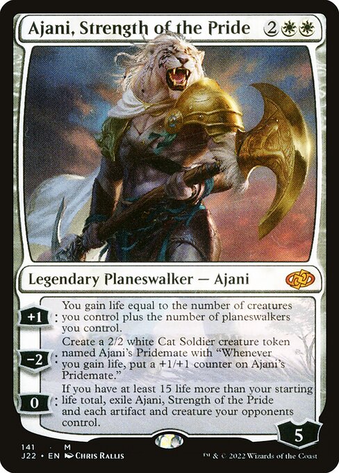Ajani, Strength of the Pride (141) - Lightly Played / j22