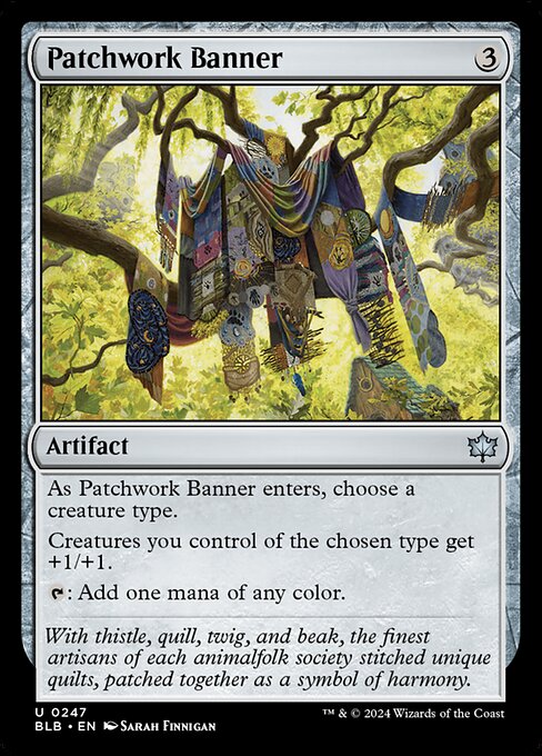 Patchwork Banner (247) - Lightly Played / blb