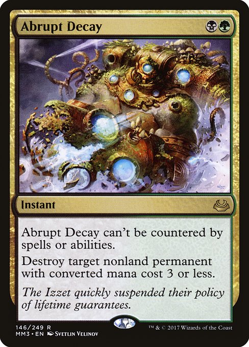 Abrupt Decay (146) - Lightly Played / mm3