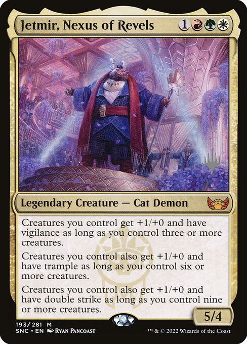 Jetmir, Nexus of Revels (193p) - Foil Moderately Played / snc