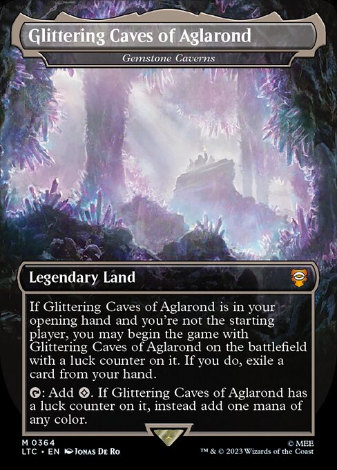 Gemstone Caverns (364) - BORDERLESS - Lightly Played / ltr
