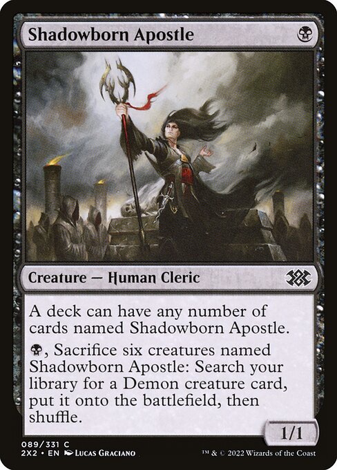 Shadowborn Apostle (89) - Foil Lightly Played / 2x2
