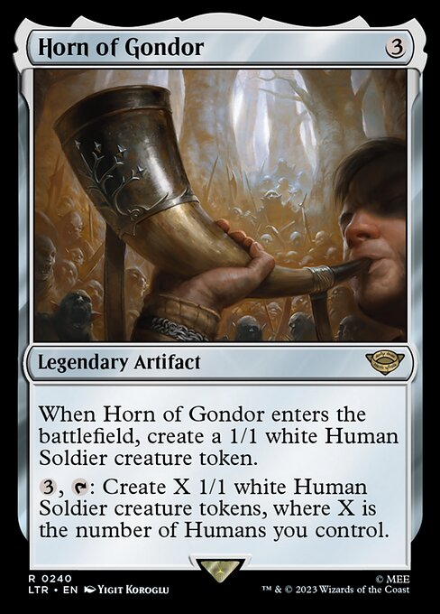 Horn of Gondor (240) - Foil Lightly Played / ltr