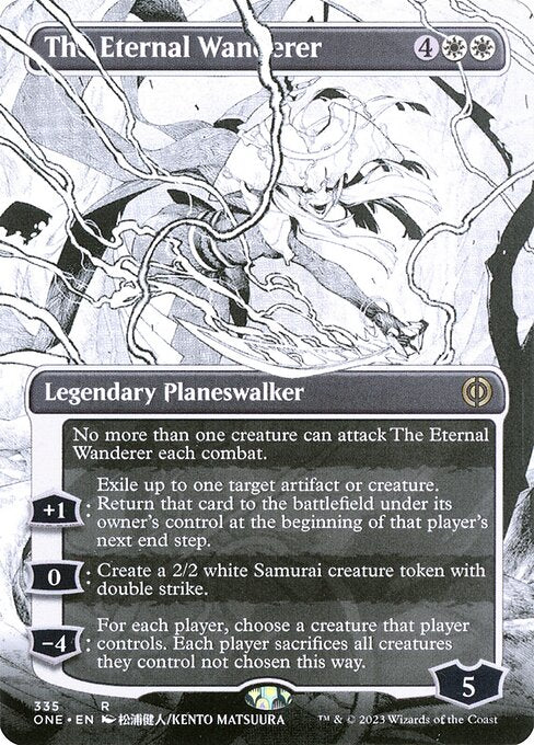 The Eternal Wanderer (335) - BORDERLESS - Foil Lightly Played / one