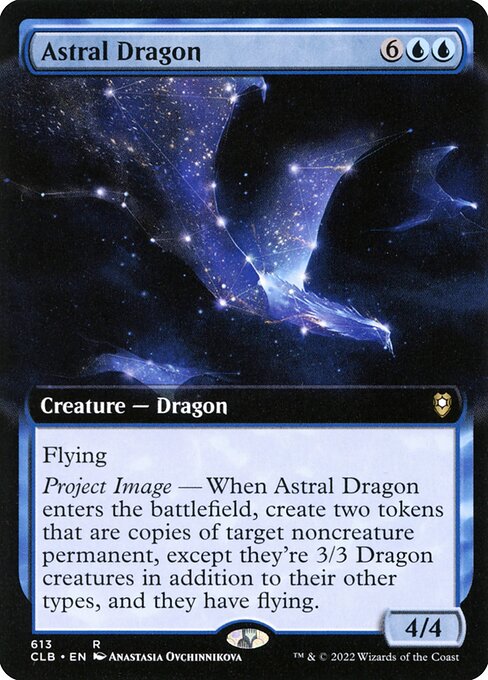Astral Dragon (613) - EXTENDED ART - Lightly Played / clb