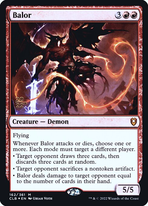 Balor (162s) - Foil Lightly Played / clb