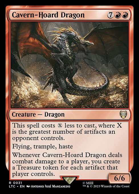 Cavern-Hoard Dragon (31) - Heavily Played / ltr