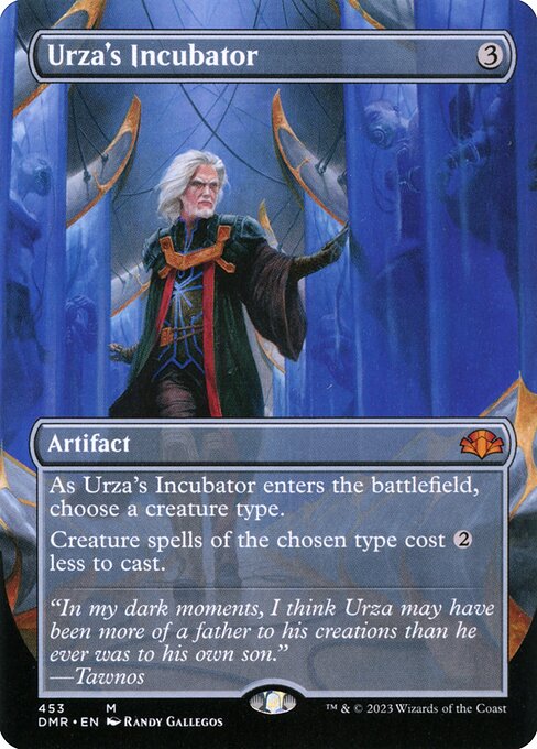 Urza's Incubator (453) - BORDERLESS - FULL ART - Lightly Played / dmr