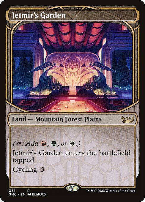 Jetmir's Garden (351) - SHOWCASE - Foil Lightly Played / snc