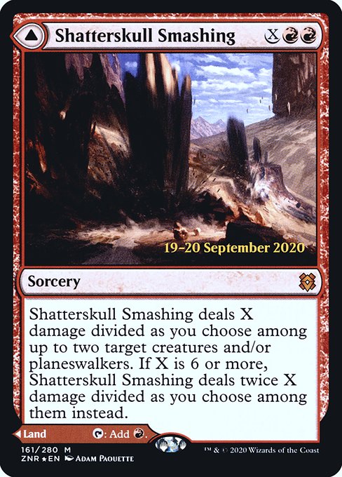 Shatterskull Smashing // Shatterskull, the Hammer Pass (161s) - Foil Lightly Played / znr