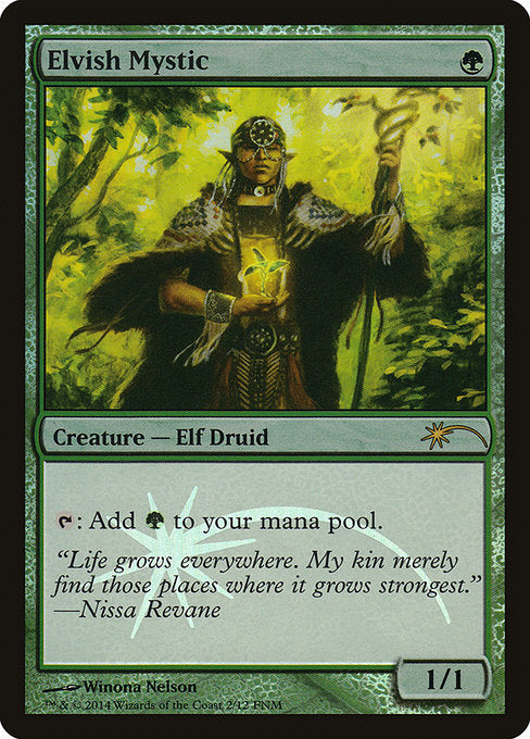Elvish Mystic (2) - Foil Moderately Played / f14