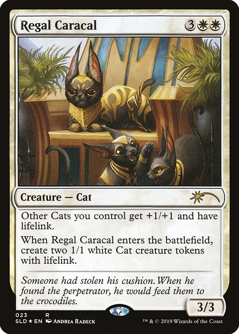 Regal Caracal (23) - Foil Lightly Played / sld