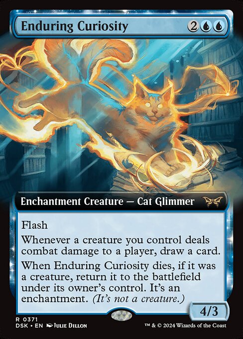 Enduring Curiosity (371) - EXTENDED ART - Lightly Played / dsk