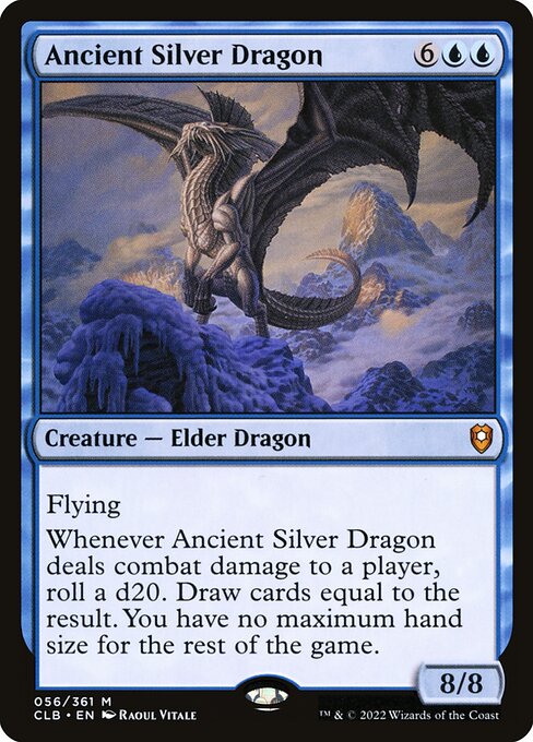 Ancient Silver Dragon (56) - Lightly Played / clb