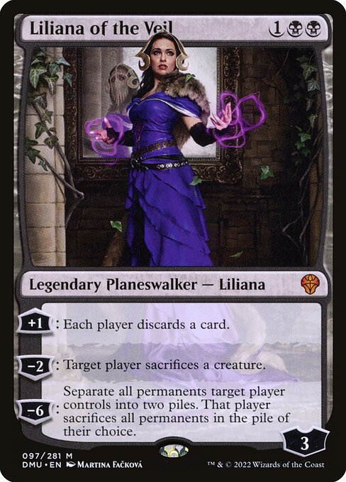 Liliana of the Veil (97) - Lightly Played / dmu