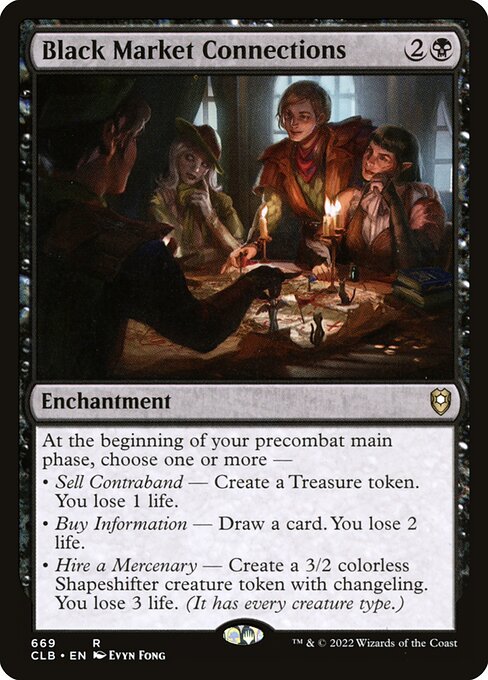 Black Market Connections (669) - Lightly Played / clb