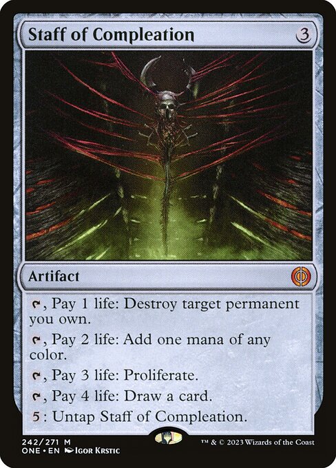 Staff of Compleation (242) - Lightly Played / one
