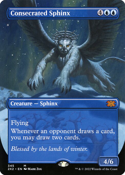 Consecrated Sphinx (345) - BORDERLESS - Lightly Played / 2x2