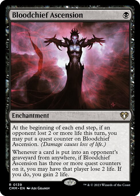 Bloodchief Ascension (139) - Foil Lightly Played / cmm