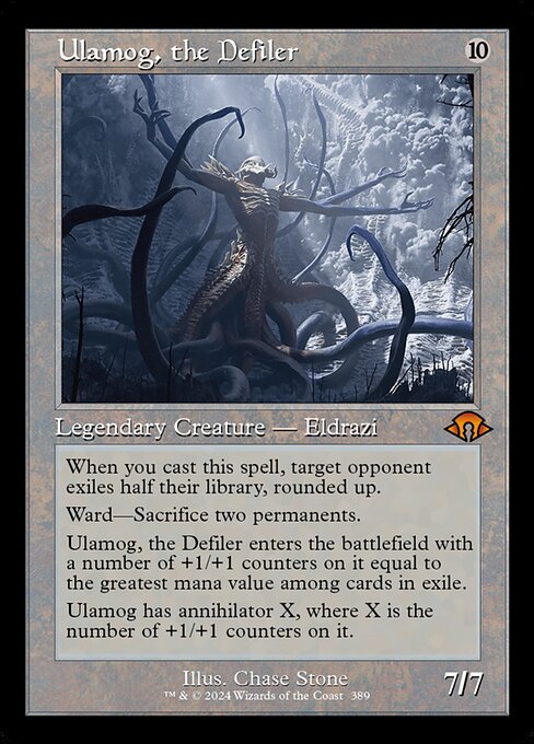 Ulamog, the Defiler (389) - Foil Lightly Played / mh3