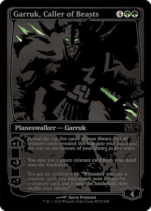 Garruk, Caller of Beasts (172★) - Foil Lightly Played / psdc