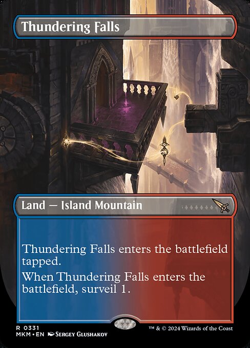 Thundering Falls (331) - BORDERLESS - Lightly Played / mkm