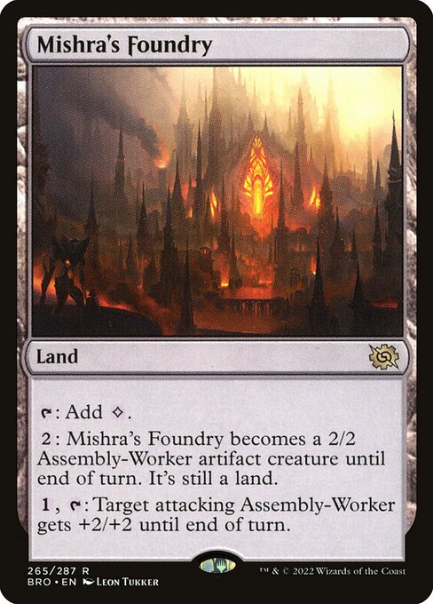 Mishra's Foundry (265) - Lightly Played / bro