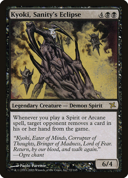Kyoki, Sanity's Eclipse (72) - Foil Moderately Played / bok