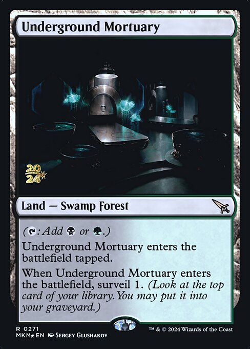 Underground Mortuary (271s) - Foil Lightly Played / mkm