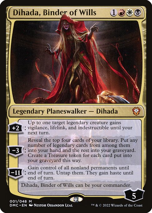 Dihada, Binder of Wills (1) - Foil Lightly Played / dmu